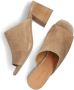 VIA VAI Muiltjes Dames Polly Maat: 36 Materiaal: Suède Kleur: Bruin - Thumbnail 8