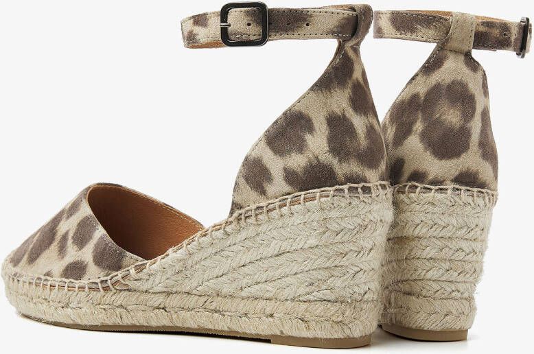 VIA VAI Bruine Sandalen Flora Braid