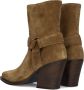 VIA VAI Enkellaarsjes Dames Gioia Fall Maat: 41 Materiaal: Suède Kleur: Camel - Thumbnail 4