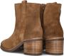 VIA VAI Flo Hayes Sierra Farro Bruin Suede Enkellaars met hak Dames - Thumbnail 3