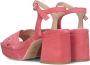 VIA VAI Cassia Six Roze Suede Sandalen met hak Dames - Thumbnail 6