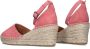 VIA VAI Espadrilles Dames Flora Braid Maat: 37 Materiaal: Leer Kleur: Roze - Thumbnail 3