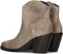 VIA VAI Enkellaarsjes Dames Mara Denver Maat: 41 Materiaal: Suède Kleur: Taupe - Thumbnail 3