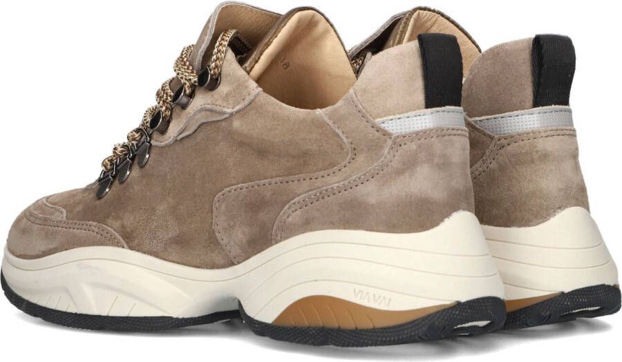 VIA VAI Taupe Lage Sneakers Pepper Clay