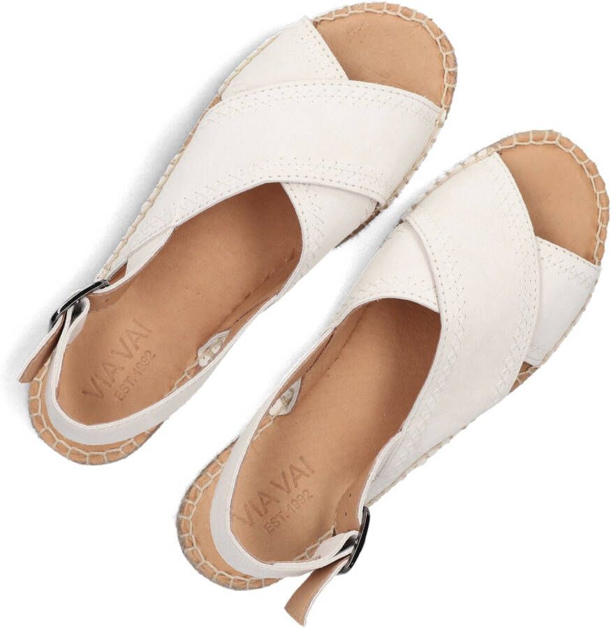 VIA VAI Witte Sandalen Mondi Sun