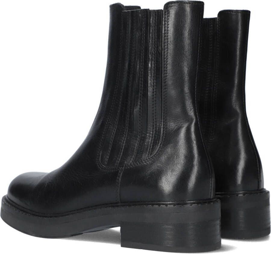 VIA VAI Zwarte Chelsea Boots Bellamy Stitch
