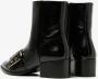 Via Vai Rose Camden Enkellaarsjes Zwart Leer Black Dames - Thumbnail 3