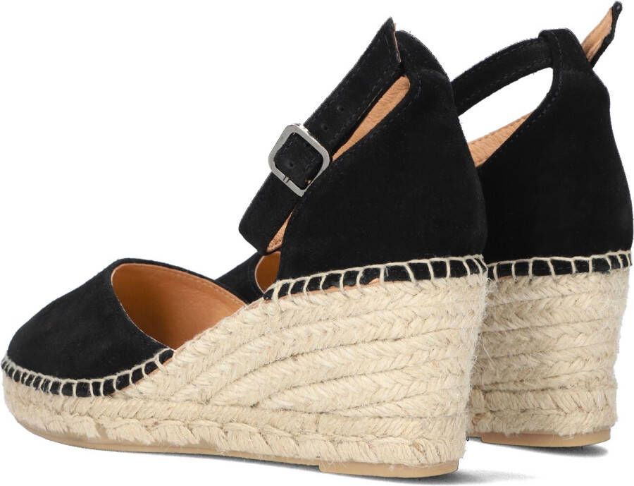 VIA VAI Zwarte Espadrilles Flora Braid