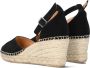 VIA VAI Flora Braid Espadrilles Zomer Schoenen Dames Zwart - Thumbnail 4