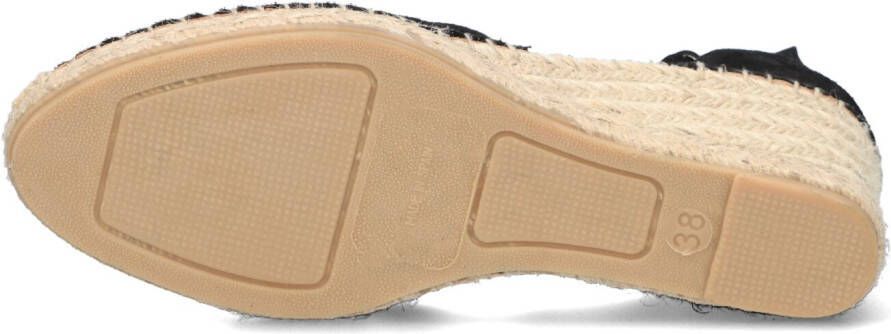 VIA VAI Zwarte Espadrilles Flora Braid