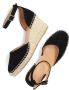 VIA VAI Flora Braid Espadrilles Zomer Schoenen Dames Zwart - Thumbnail 6