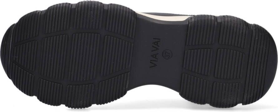 VIA VAI Zwarte Lage Sneakers Coco Tess