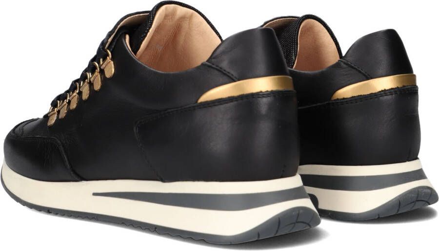 VIA VAI Zwarte Lage Sneakers Nora Sade