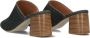 VIA VAI Muiltjes Dames Polly Robin Maat: 39 Materiaal: Textiel Kleur: Zwart - Thumbnail 4
