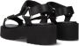 VIA VAI Sandalen Dames Teddy Bloom Maat: 39 Materiaal: Textiel Kleur: Zwart - Thumbnail 3