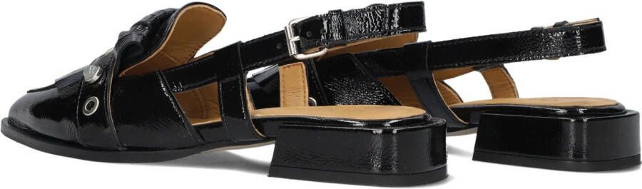VIA VAI Zwarte Slippers Jazz Tammi