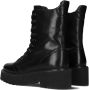 VIA VAI Veterboots Dames Bobbi Brick Maat: 41 Materiaal: Leer Kleur: Zwart - Thumbnail 5