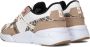 VINGINO Odilia leren sneakers beige wit Meisjes Leer Panterprint 35 - Thumbnail 5