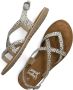 VINGINO Coco leren sandalen met dierenprint wit zwart Meisjes Leer Dierenprint 28 - Thumbnail 8