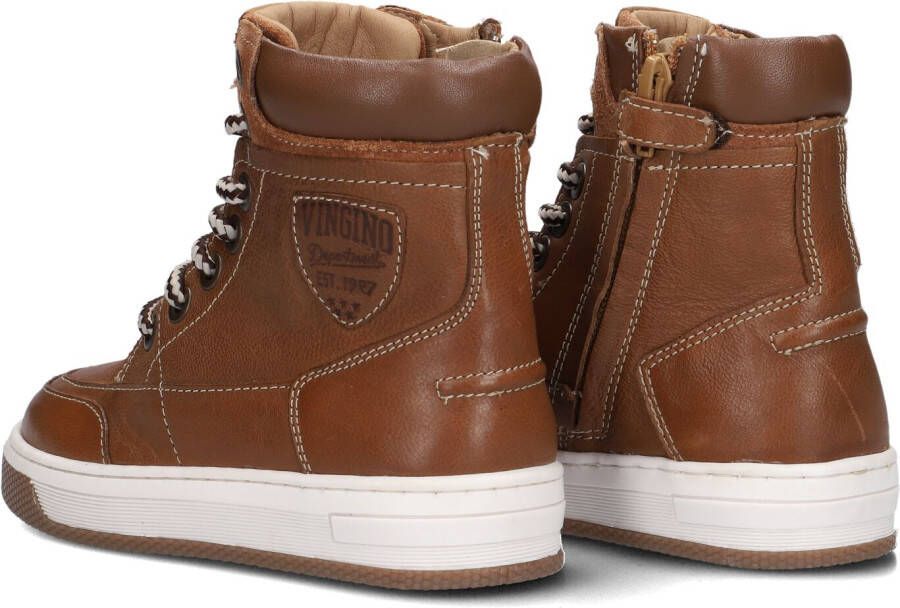 Vingino Cognac Hoge Sneaker Sil Xhi