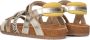 VINGINO Vienna leren sandalen goud metallic Leer Meerkleurig 30 - Thumbnail 6