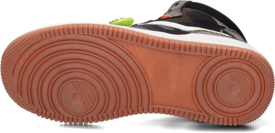 Vingino Groene Hoge Sneaker Rens Mid Velcro