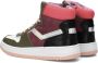 Vingino Senne Mid Hoge sneakers Leren Sneaker Kids Roze - Thumbnail 4