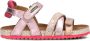 Vingino Vienna leren sandalen met panterprint roze roségoud - Thumbnail 8