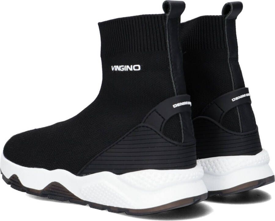 Vingino Zwarte Hoge Sneaker Gino