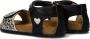 Vingino Floor leren sandalen panterprint zwart - Thumbnail 5