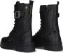 Vingino Jennifer Hi Veterboots Laarzen Met Veters Meisjes Kids Zwart - Thumbnail 5