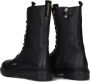 Vingino Julia Xhi Veterboots Laarzen Met Veters Meisjes Kids Zwart - Thumbnail 2