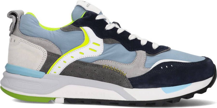 Voile Blanche Blauwe Lage Sneakers Bholt