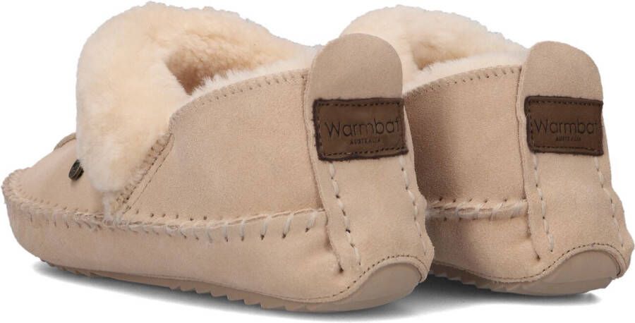 Warmbat Beige Pantoffels Barrine