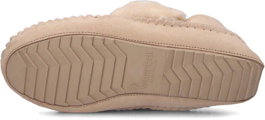 Warmbat Beige Pantoffels Barrine