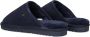 Warmbat Classic Unisex Suede Sloffen Donkerblauw - Thumbnail 5