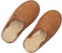 Warmbat Bruin Tinten Classic Kids Pantoffels Sloffen Camel - Thumbnail 5