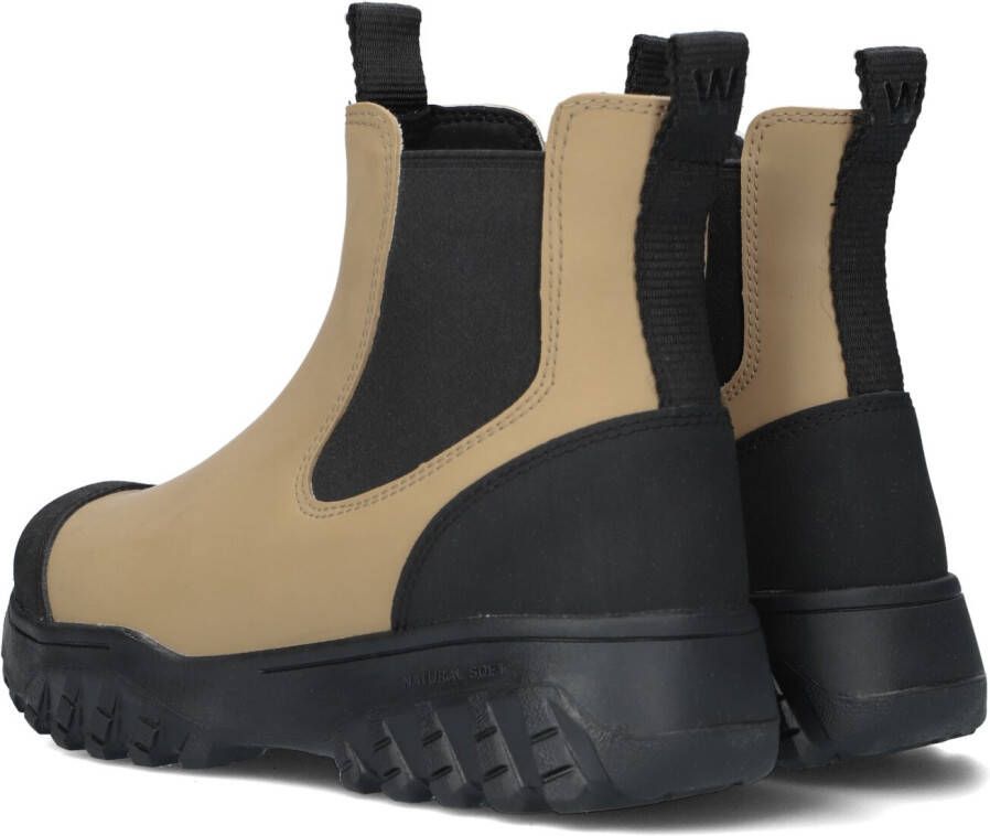 Woden Beige Chelsea Boots Magda Track Waterproof