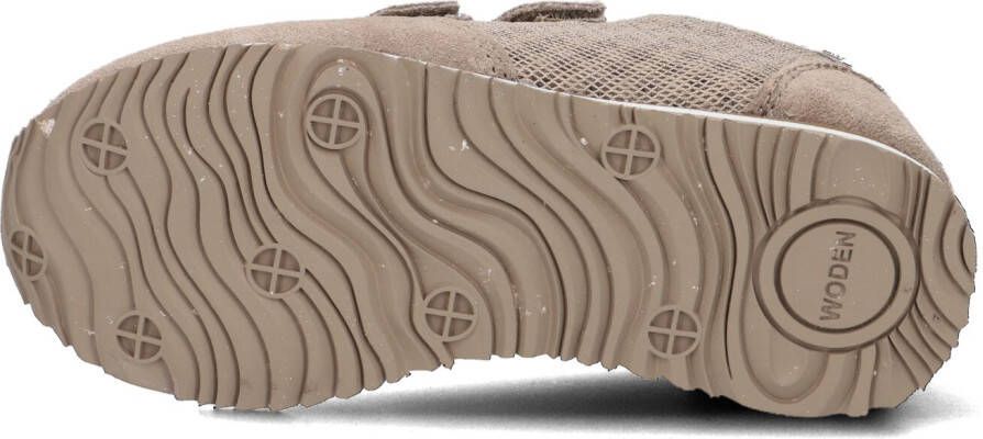 Woden Beige Lage Sneakers Ydun Suede Mesh