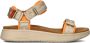 Woden Line Lite Sandalen beige Textiel Dames - Thumbnail 4