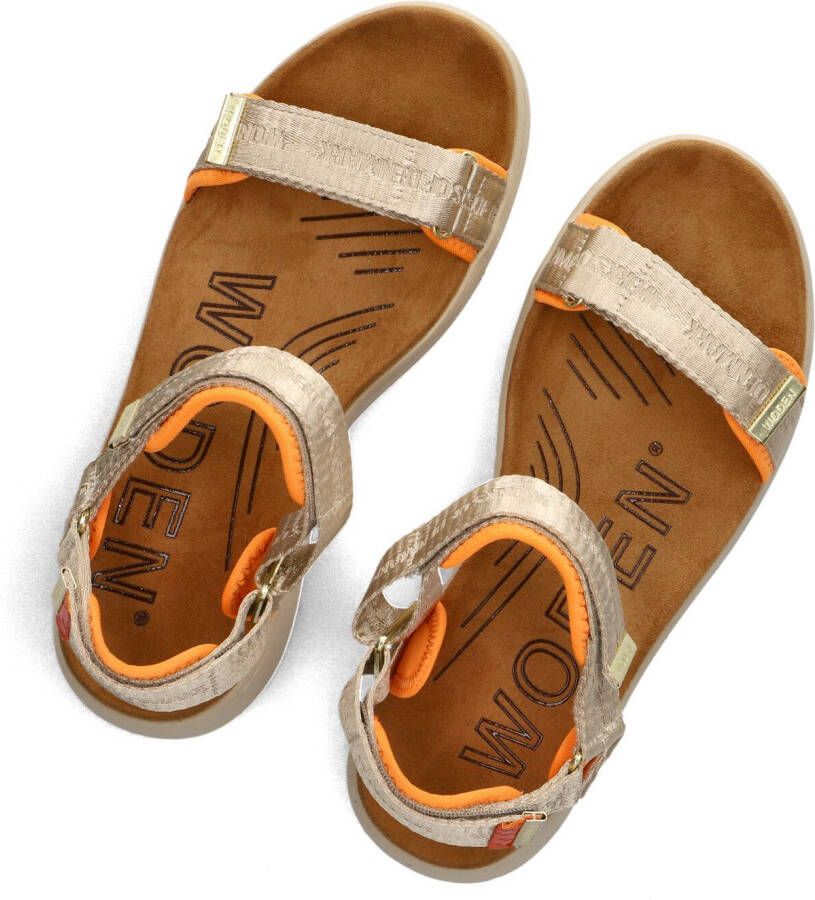 WODEN Beige Sandalen Line Heritage