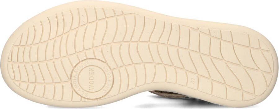 WODEN Beige Sandalen Line Suede