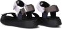 Woden Comfortabele textielsandaal met leren details Multicolor Dames - Thumbnail 4
