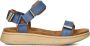 WODEN Blauwe Sandalen Line - Thumbnail 5