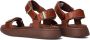 Woden Line Fish Sandalen Dames Bruin - Thumbnail 4