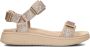 Woden Sandaal -Line Glitter Coffee Cream - Thumbnail 5