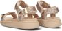 Woden Sandaal -Line Glitter Coffee Cream - Thumbnail 6