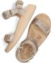 Woden Sandaal -Line Glitter Coffee Cream - Thumbnail 8