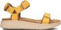 Woden Line Sandalen oranje Textiel Dames - Thumbnail 4