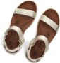 Woden Stijlvolle en comfortabele Line sandaal met verstelbare bandjes en leren details Beige Dames - Thumbnail 7